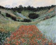 Claude Monet Poppy Field in a Hollow near Giverny France oil painting artist